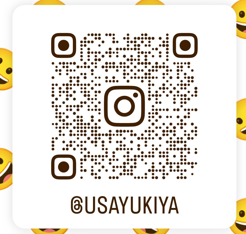 うさゆきやInstagramQRコード画像